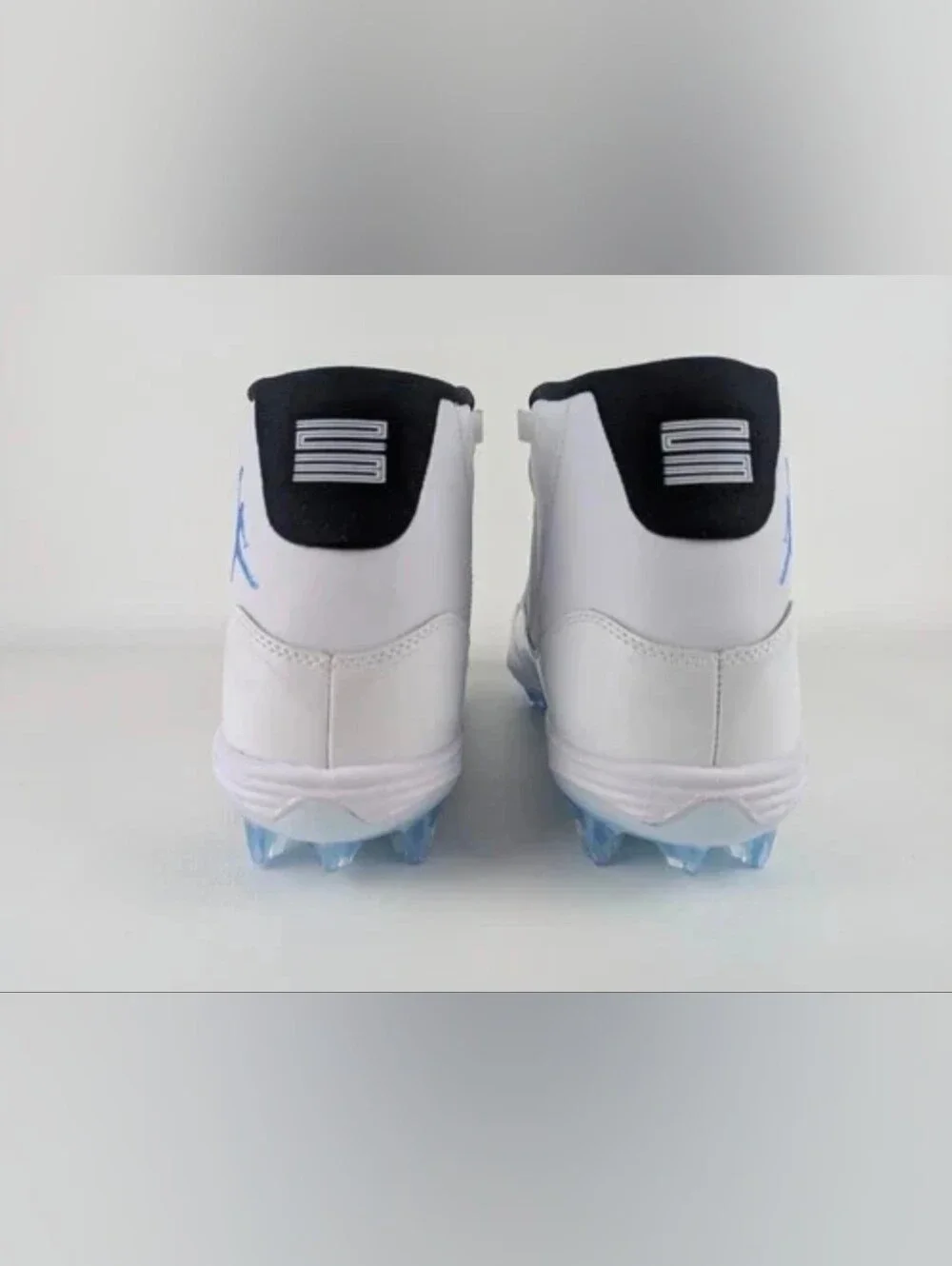 Nike Air Jordan 11 Retro Mid TD SZ 9.5 Football Cleat White Legend Blue